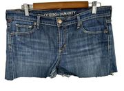 Citizens of Humanity Womens Cutoff Raw Hem Denim Jean Shorts Size 31