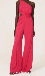 Halston Randi One Shoulder Jumpsuit