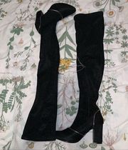 Nature Breeze knee high heel boots