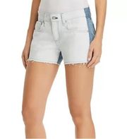 Rag & Bone Double Blues Two Tone Cut Off Jean Shorts