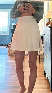 White Tennis Skirt