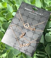 NWT Romeo & Juliet Couture Bracelet Set 