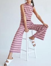 Daily Practice by Anthropologie Wide-Leg Lounge Pants Striped Size M