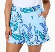 G by Giuliana Black Label Papa Depandi Linen
Blend Shorts tropical size 24W