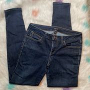 BEBE Dark Wash Stretch Blue Jeans Size 30