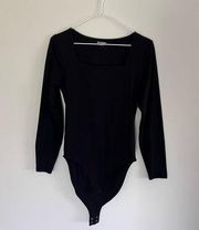 black bodysuit