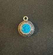 Sterling silver and opalite pendant
