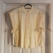 Black Label by Chico’s Light Yellow Blouse