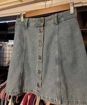 Jean Mini Skirt