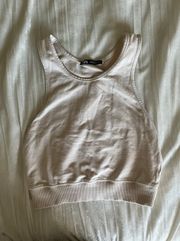 ZARA Beige Crop Top