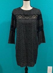 Sandro lace insert dress in size 2