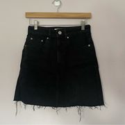 Zara Women’s Black Denim Mini Skirt Size Small