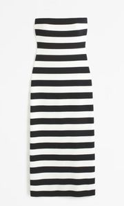 Abercrombie Striped Strapless Dress