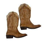 Coconuts by Matisse - Cisco Cowboy Boots in Brown