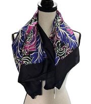 Talbots 100% silk floral scarf