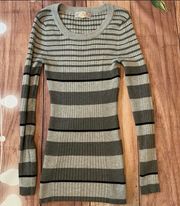 Bodycon Striped Sweater