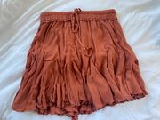 Ruffle Mini Skirt