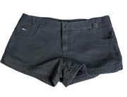 Vans Black Jean Shorts Size 7/Juniors EUC #1666
