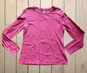 Women’s Large Pink Long Sleeve T-Shirt