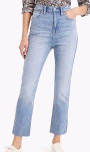 Point Sur Shoreditch Straight Jeans In Pale Ice Wash Women’s 28 J. Crew