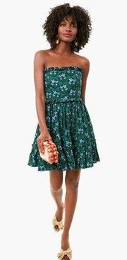 AGUA BY AGUA BENDITA Chan Chan Rosa Mini Dress in Green