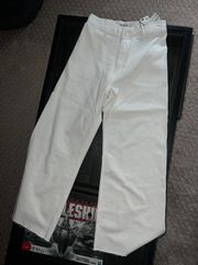 white Marina straight leg jeans