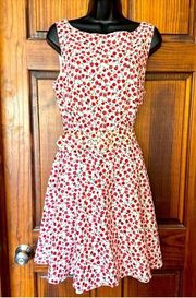 EUC VINTAGE MODA INTERNATIONAL BELTED FLORAL DRESS