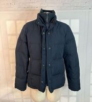 Gap blue waist length fall or winter wear puffer jacket size large