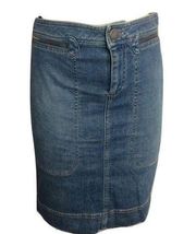 Marc Jacobs $188 Pocket Denim Mini Skirt Size 4