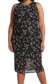 41 Hawthorne Sophia (Stitch Fix)
Sleeveless Midi Dress Black Floral 1XL NWT