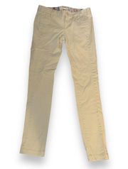 Khaki Skinny Chino Pants