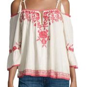 Anthropologie Love Sam peasant top