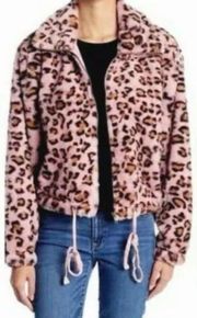 Leopard Print Jacket Size Medium