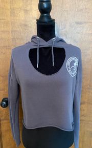 new smyrna beach cropped hoodie