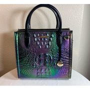 NWT Gorgeous green/purple/black Brahman Small Caroline bag