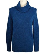 The Group Babaton Alpaca and Wool Blend Turtleneck Sweater Blue XXS