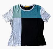 NWT St. John color block tee size large