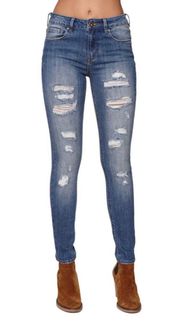 High Rise Skinniest Size 0 Los Angeles California Jeans