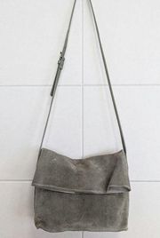 Urban Outfitters suede foldover slouchy crossbody bag