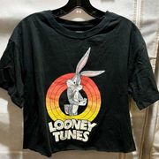 Bugs Bunny cropped black tshirt