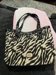 Animal Print Large Shoulder Bag