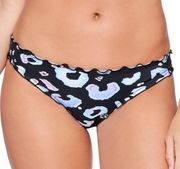 Salt+Cove Animal print ruffled bikini swim bottom