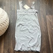 Mini Lace Trim Dress