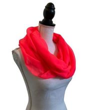 Express Neon Pink Oversized Infinity Style Scarf OSFM