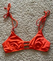 Urban Outfitters Orange Bikini Top