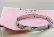Brand New Kate Spade Spot The Spade Studded Hinged Bangle