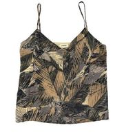 L'Agence - Jane Spaghetti Strap Silk Top in Rutabaga Multi