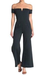 VANITY ROOM Off Shoulder Jumpsuit