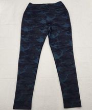 Rachel Zoe Womens Size Medium Black Blue Camo Athletic Leggings