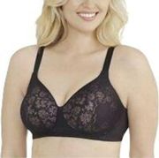 Vanity Fair Beauty Back Back Smoother Full-Figure Wire-Free Bra 44D